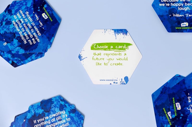 We! Engage Cards - Conversation Cards to Build Trust & Connection - 56 Inspiring Pieces with Quotes, Photos, & Activities - Ideal for Office Meetings, Ice Breakers, and Educational Team Building - Image 5
